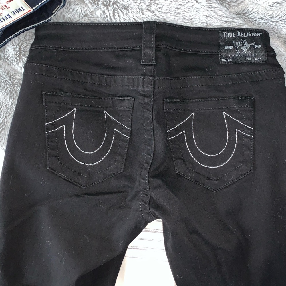 True Religion Stella Skinny Jeans Black BRAND NEW